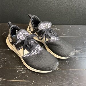 New Balance Black and Cream Women's Sneakers Nergize Sport